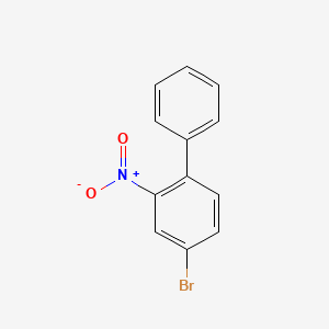 molecular formula C12H8BrNO2 B3151293 4-Bromo-2-nitrobiphenyl CAS No. 70873-41-5