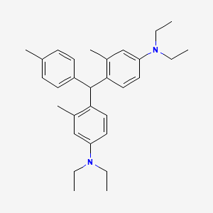 molecular formula C30H40N2 B3151300 双[4-(N,N-二乙氨基)-2-甲基苯基](4-甲基苯基)甲烷 CAS No. 70895-80-6