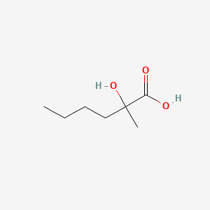 molecular formula C7H14O3 B3151312 2-Hydroxy-2-methylhexanoic acid CAS No. 70908-63-3