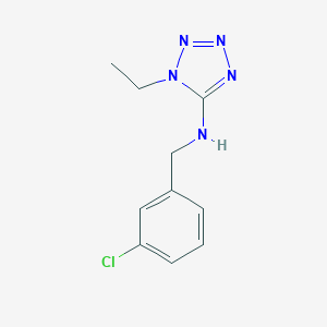 molecular formula C10H12ClN5 B315133 N-(3-chlorobenzyl)-1-ethyl-1H-tetrazol-5-amine 