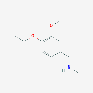 N-(4-ethoxy-3-methoxybenzyl)-N-methylamine