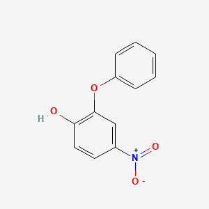 molecular formula C12H9NO4 B3151344 2-Phenoxy-4-nitrophenol CAS No. 70995-08-3