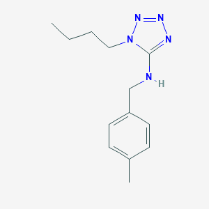 molecular formula C13H19N5 B315135 1-butyl-N-(4-methylbenzyl)-1H-tetrazol-5-amine 
