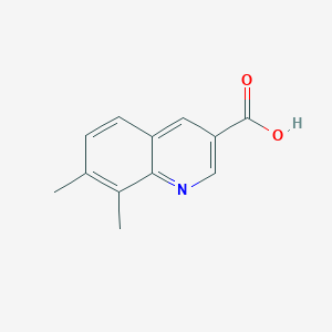 7,8-Dimethylquinoline-3-carboxylic acid