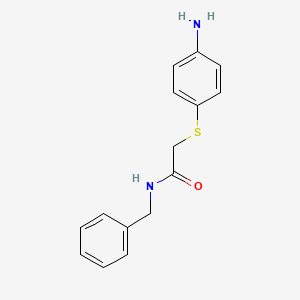 2-[(4-aminophenyl)thio]-N-benzylacetamide