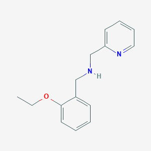 molecular formula C15H18N2O B315138 1-(2-ethoxyphenyl)-N-(pyridin-2-ylmethyl)methanamine 