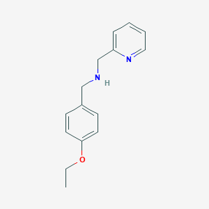molecular formula C15H18N2O B315139 N-(4-ethoxybenzyl)-N-(2-pyridinylmethyl)amine 