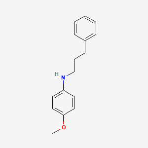 molecular formula C16H19NO B3151405 4-Methoxy-N-(3-phenylpropyl)aniline CAS No. 71193-46-9