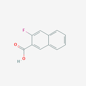 molecular formula C11H7FO2 B3151406 3-Fluoro-2-naphthoic acid CAS No. 712-70-9
