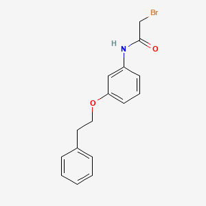 2-Bromo-N-[3-(phenethyloxy)phenyl]acetamide