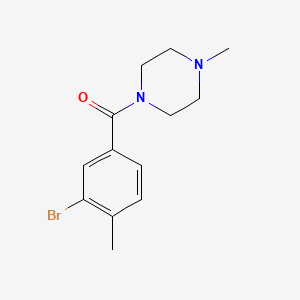 molecular formula C13H17BrN2O B3151437 1-(3-Bromo-4-methylbenzoyl)-4-methylpiperazine CAS No. 712318-13-3