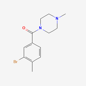 molecular formula C13H17BrN2O B3151437 1-(3-溴-4-甲基苯甲酰)-4-甲基哌嗪 CAS No. 712318-13-3