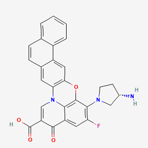 molecular formula C28H20FN3O4 B3151469 Fqa-TS CAS No. 713079-03-9