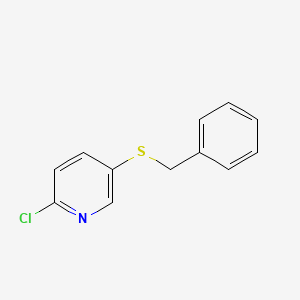 molecular formula C12H10ClNS B3151569 5-(Benzylthio)-2-chloropyridine CAS No. 71554-63-7