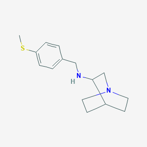 molecular formula C15H22N2S B315161 N-[4-(Methylthio)benzyl]quinuclidin-3-amine 