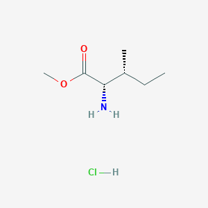 molecular formula C7H16ClNO2 B3151632 (2S,3R)-methyl 2-amino-3-methylpentanoate hydrochloride CAS No. 71776-74-4