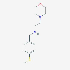 molecular formula C14H22N2OS B315164 N-[4-(methylsulfanyl)benzyl]-2-(morpholin-4-yl)ethanamine 