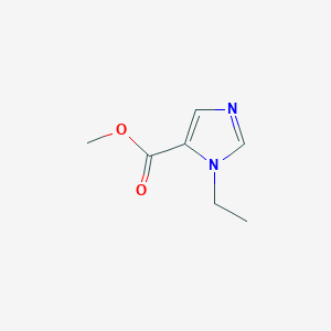 molecular formula C7H10N2O2 B3151679 methyl 1-ethyl-1H-imidazole-5-carboxylate CAS No. 71925-10-5