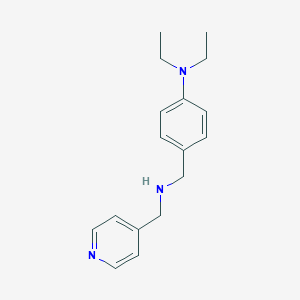 molecular formula C17H23N3 B315170 N-[4-(diethylamino)benzyl]-N-(4-pyridinylmethyl)amine 
