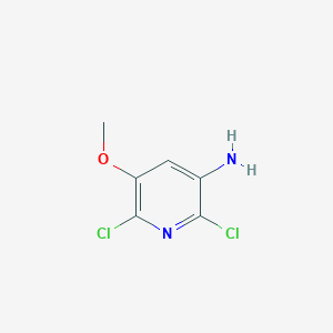 molecular formula C6H6Cl2N2O B3151702 2,6-Dichloro-5-methoxypyridin-3-amine CAS No. 720666-44-4