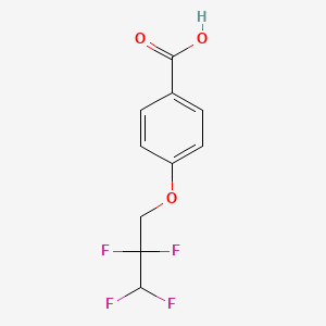 molecular formula C10H8F4O3 B3151716 4-(2,2,3,3-四氟丙氧基)苯甲酸 CAS No. 72106-04-8