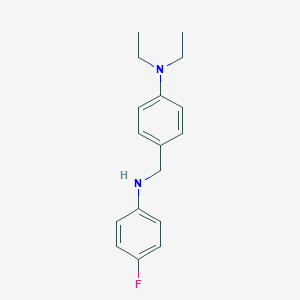 molecular formula C17H21FN2 B315173 N-[4-(diethylamino)benzyl]-N-(4-fluorophenyl)amine 