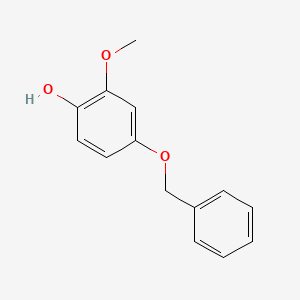 molecular formula C14H14O3 B3151747 4-(Benzyloxy)-2-methoxyphenol CAS No. 72187-11-2