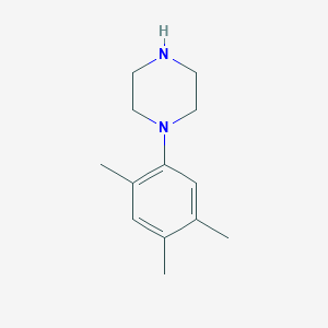 molecular formula C13H20N2 B3151780 1-(2,4,5-Trimethylphenyl)piperazine CAS No. 722491-58-9