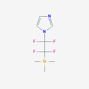 1-(Trimethylsilyl-tetrafluoroethyl)imidazole