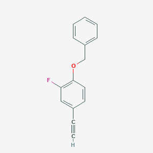 B3151806 1-(Benzyloxy)-4-ethynyl-2-fluorobenzene CAS No. 722537-46-4