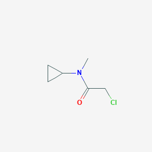molecular formula C6H10ClNO B3151807 2-chloro-N-cyclopropyl-N-methylacetamide CAS No. 722538-31-0
