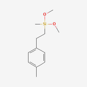 molecular formula C12H20O2Si B3151813 (p-Methylphenethyl)methyldimethoxysilane CAS No. 722542-79-2