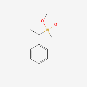 molecular formula C12H20O2Si B3151820 Dimethoxy(methyl)[1-(4-methylphenyl)ethyl]silane CAS No. 722542-80-5