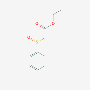 molecular formula C11H14O3S B3151832 Ethyl 2-(p-tolylsulfinyl)acetate CAS No. 72298-24-9