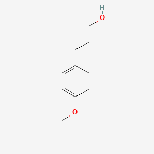 molecular formula C11H16O2 B3151914 Benzenepropanol, 4-ethoxy- CAS No. 72457-43-3