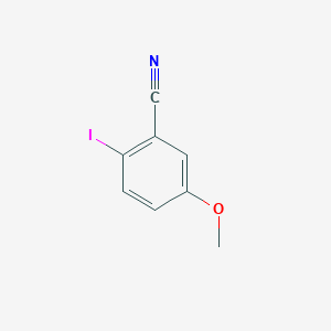 molecular formula C8H6INO B3152014 2-Iodo-5-methoxybenzonitrile CAS No. 725715-08-2