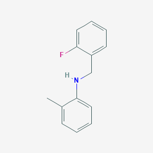 molecular formula C14H14FN B3152040 N-(2-氟苄基)-2-甲基苯胺 CAS No. 726160-97-0