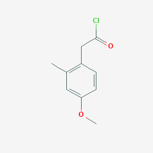 molecular formula C10H11ClO2 B3152061 4-甲氧基-2-甲基苯乙酰氯 CAS No. 726191-60-2