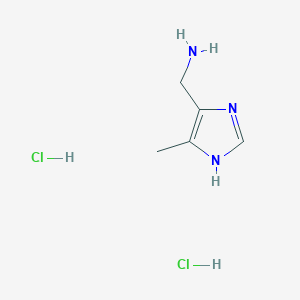 (5-methyl-1H-imidazol-4-yl)methanamine dihydrochloride
