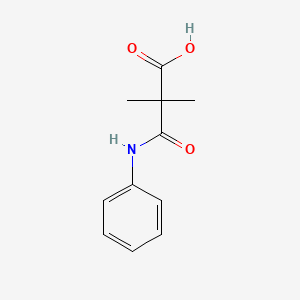 3-Anilino-2,2-dimethyl-3-oxopropanoic acid