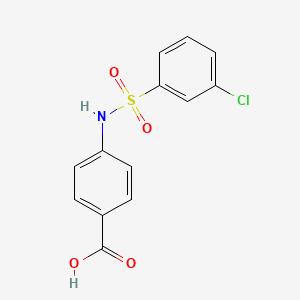 4-((3-Chlorophenyl)sulfonamido)benzoic acid