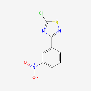 5-Chloro-3-(3-nitrophenyl)-1,2,4-thiadiazole