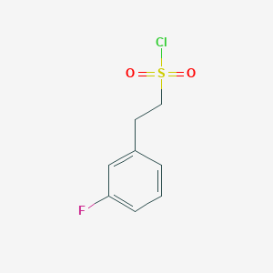 molecular formula C8H8ClFO2S B3152155 2-(3-fluorophenyl)ethanesulfonyl Chloride CAS No. 728919-65-1