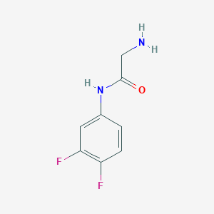 molecular formula C8H8F2N2O B3152244 2-amino-N-(3,4-difluorophenyl)acetamide CAS No. 731795-74-7