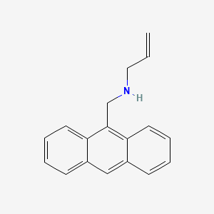 molecular formula C18H17N B3152305 (Anthracen-9-ylmethyl)(prop-2-en-1-yl)amine CAS No. 73356-18-0