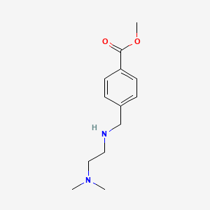 molecular formula C13H20N2O2 B3152321 4-(((2-(二甲氨基)乙基)氨基)甲基)苯甲酸甲酯 CAS No. 733783-08-9