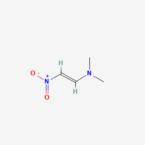 molecular formula C4H8N2O2 B3152345 1-Dimethylamino-2-nitroethylene CAS No. 73430-27-0