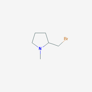 molecular formula C6H12BrN B3152351 2-Bromomethyl-1-methyl-pyrrolidine CAS No. 734470-67-8