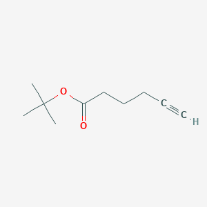 molecular formula C10H16O2 B3152359 5-Hexynoic acid tert-butyl ester CAS No. 73448-14-3