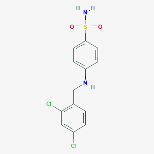 molecular formula C13H12Cl2N2O2S B315237 4-[(2,4-Dichlorophenyl)methylamino]benzenesulfonamide 